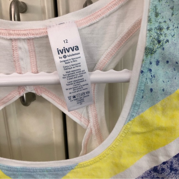 Ivivva by Lululemon Cotton girl’s tanktop - Picture 8 of 9